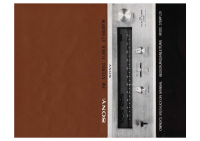 Sony ST-5000FW - Owners Manual 